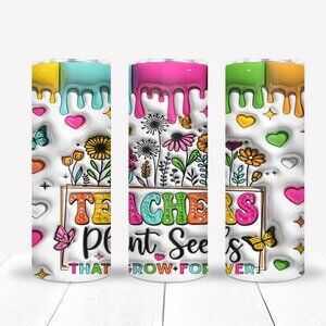 Teacher 20oz Tumbler, Travel Mug, Teacher Gift